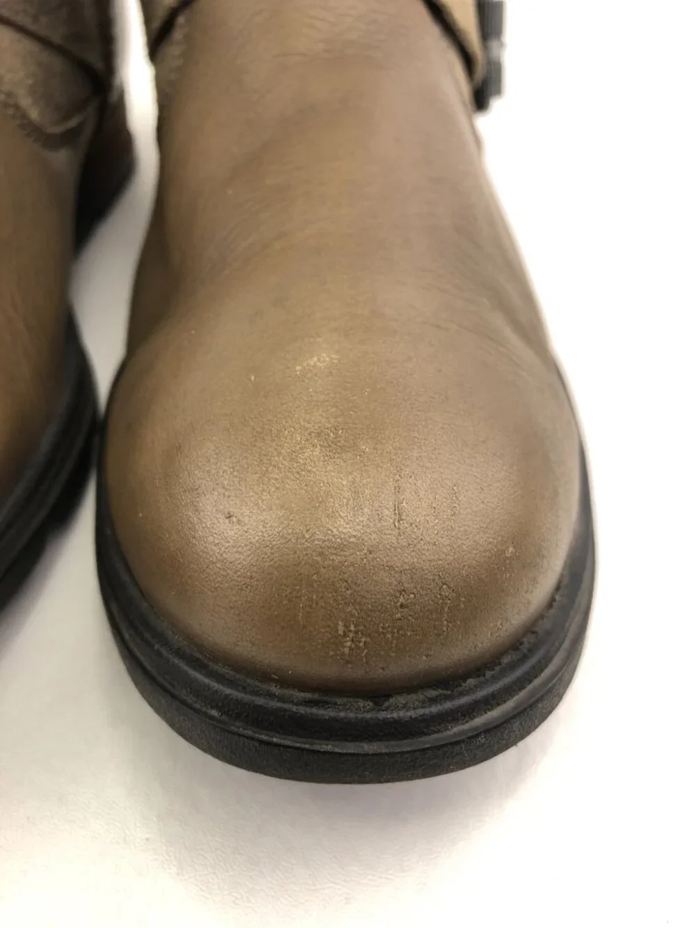 Sorel Major Moto Tan Leather Boots 8.5